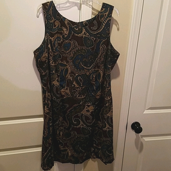 Studio I Dresses & Skirts - Studio I turquoise and brown dress